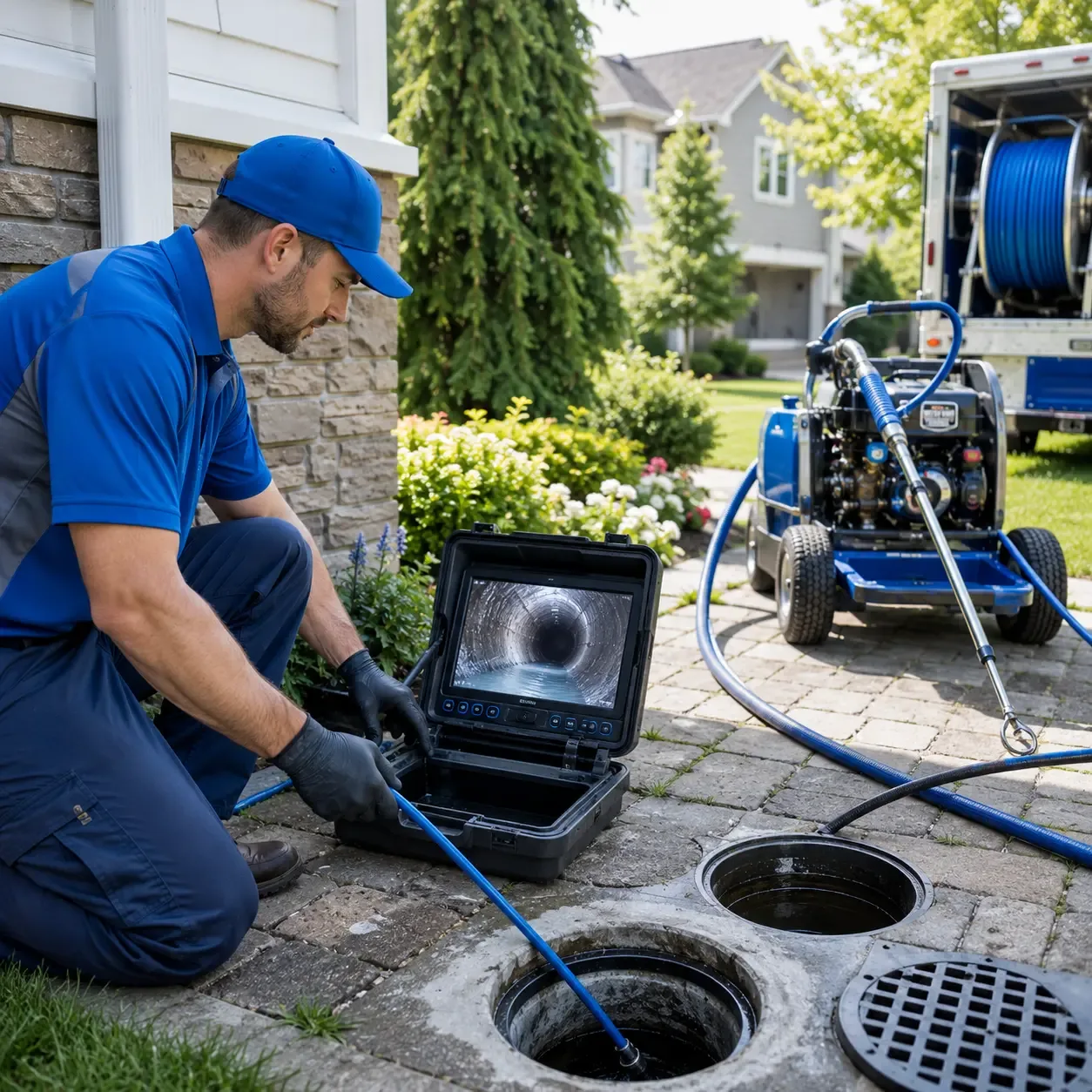 Outdoor drain cleaning professionals serving Nome, TX